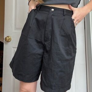 High Waisted Long Dress Shorts